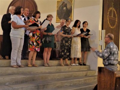 Taborsingers im Altarraum