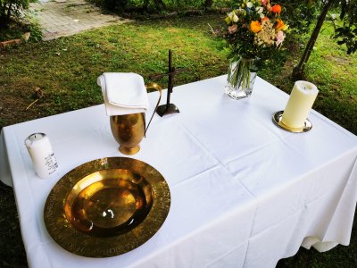 Taufe Altar